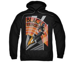 Power Rangers Hoodie Black Ranger Black Sweatshirt Hoody