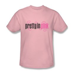 Pretty In Pink Shirt Logo Adult Pink Tee T-Shirt