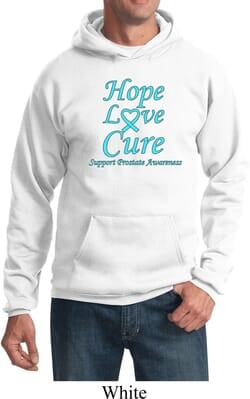 Click to get Prostate Cancer Awareness Hope Love Cure Hoodie