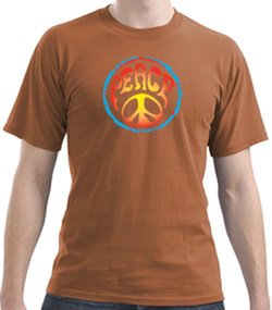 PSYCHEDELIC PEACE 100% Cotton Pigment Dyed Adult T-shirt