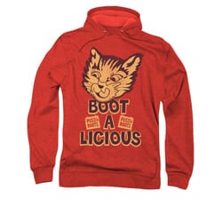 Click to get Puss N Boots Hoodie Boot A Licious Red Sweatshirt Hoody