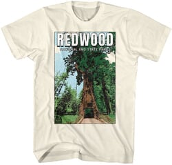 Click to get Redwood National and State Parks Adult Tshirt  Off White