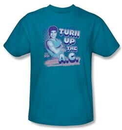Click to get Saved by the Bell Shirt Turn up the AC Adult Turquoise Tee TShirt