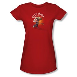 Scott Pilgrim Vs. The World Shirt Juniors Scott Poster Red Tee T-Shirt