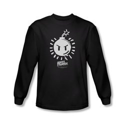 Scott Pilgrim Vs. The World Shirt Sex Bob Omb Logo Long Sleeve Black Tee