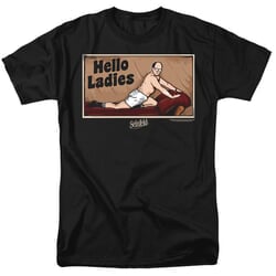 Click to get George Costanza Hello Ladies Seinfeld Tshirt  Black