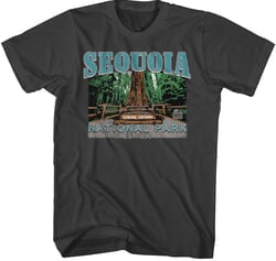 Click to get Sequoia National Park General Sherman Adult Tshirt  Charcoal