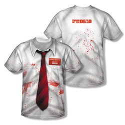 Shaun Of The Dead Bloody Sublimation Shirt Front/Back Print
