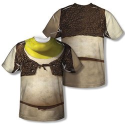 Shrek Costume Sublimation Shirt Front/Back Print