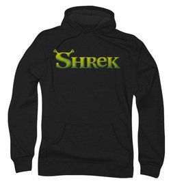 Shrek Hoodie Sweatshirt Logo Black Adult Hoody Sweat Shirt