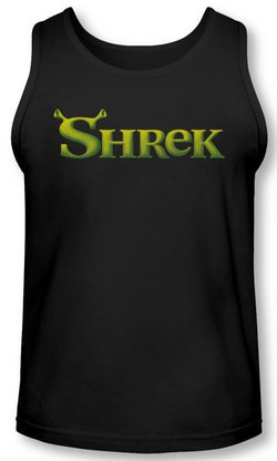 Shrek Tank Top Logo Black Tanktop
