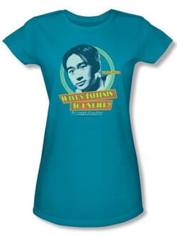 Click to get Sixteen Candles Juniors Tshirt Movie Hot Stuff Turquoise Tee Shirt