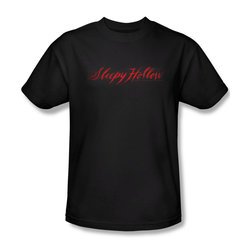 Sleepy Hollow Shirt Logo Adult Black Tee T-Shirt