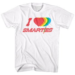 Smarties Shirt Hearts White T-Shirt