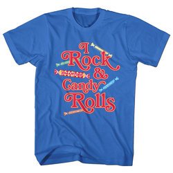 Smarties Shirt I Rock Candy Rolls Royal Blue T-Shirt