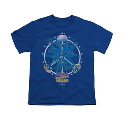 Smarties Shirt Kids Peace Royal Blue T-Shirt
