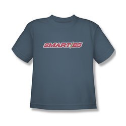 Smarties Shirt Kids Vintage Logo Slate T-Shirt
