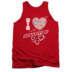 Smarties Shirt Tank Top I Heart Smarties Red Tanktop