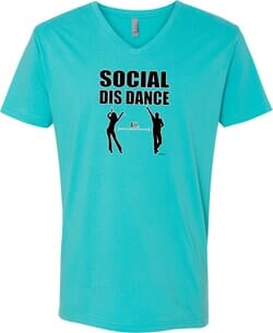 Click to get Social Distance Dance Adult VNeck TShirt