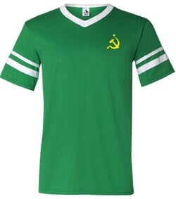 Click to get Soviet Soccer Mens Futbol Shirt  Small Print  Yellow Logo