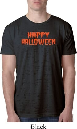 Click to get Spooky Happy Halloween Burnout Shirt