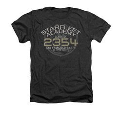 Star Trek - Deep Space Nine Shirt Sisko Graduation Adult Heather Charcoal Tee T-Shirt