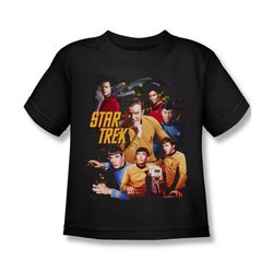 Star Trek Shirt Kids At The Controls Black T-Shirt