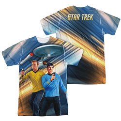 Star Trek Shirts - The Original Series Phasers Down Sublimation Shirt Front/Back Print