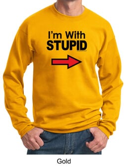 Click to get Stupid Sweatshirt I