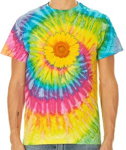 Sunflower Tie Dye Tshirt - Saturn