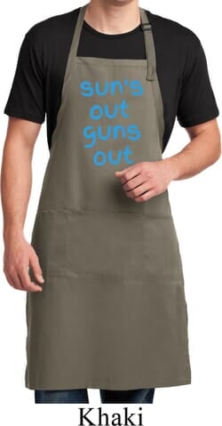 Click to get Suns Out Guns Out Full Length Apron with Pockets