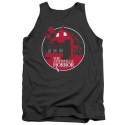 The Amityville Horror Tank Top Red House Charcoal Tanktop