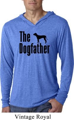 The Dog Father Black Print Lightweight Hoodie Shirt