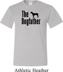 The Dog Father Black Print Mens Tall Shirt