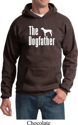 The Dog Father White Print Hoodie