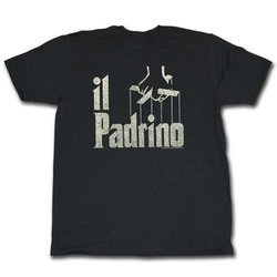 The God Father Shirt Il Pardrino Black T-Shirt