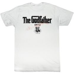 The Godfather Shirt 1972 Adult White Tee T-Shirt