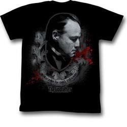 The GodFather Shirt Bloodied Black T-Shirt