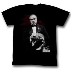The Godfather Shirt Contemplation Adult Black Tee T-Shirt