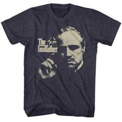 The GodFather Shirt Distressed Photo Charcoal T-Shirt