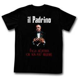 The GodFather Shirt Italian Offer Black T-Shirt
