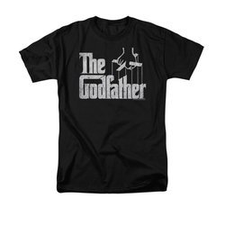 The Godfather Shirt Logo Adult Black Tee T-Shirt
