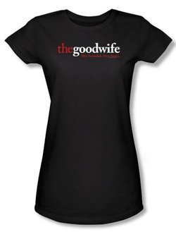 The Good Wife Juniors Shirt Logo Black T-Shirt