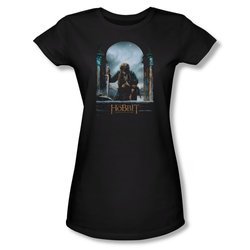 The Hobbit Battle Of The Five Armies Shirt Juniors Bilbo Poster Black Tee T-Shirt