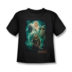 The Hobbit Battle Of The Five Armies Shirt Kids Elrond's Crew Black Youth Tee T-Shirt