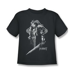 The Hobbit Battle Of The Five Armies Shirt Kids King Thorin Charcoal Youth Tee T-Shirt