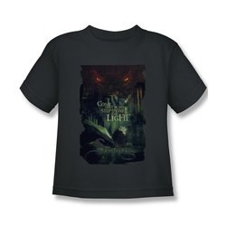 The Hobbit Battle Of The Five Armies Shirt Kids Taunt Charcoal Youth Tee T-Shirt