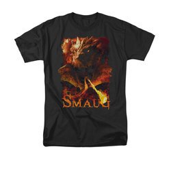 The Hobbit Battle Of The Five Armies Shirt Smolder Adult Black Tee T-Shirt