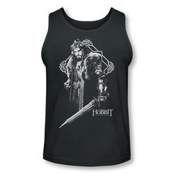 The Hobbit Battle Of The Five Armies Tank Top King Thorin Charcoal Tanktop