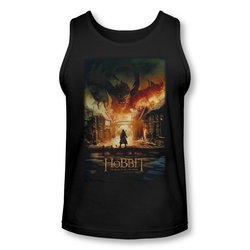 The Hobbit Battle Of The Five Armies Tank Top Smaug Poster Black Tanktop